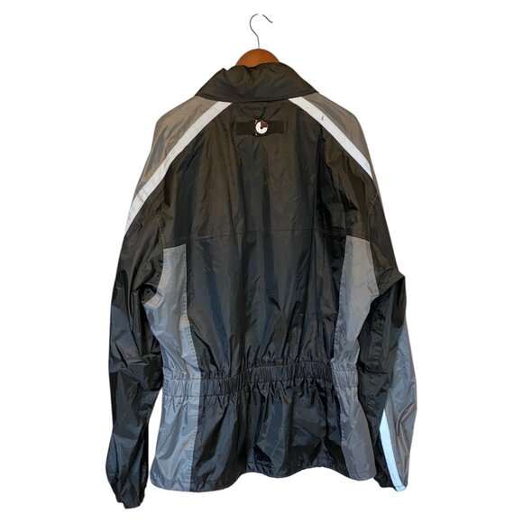 Polo Motorrad Gray & Black Men's XL Motorcycle Biker Riding Jacket Reflective - Picture 2 of 16